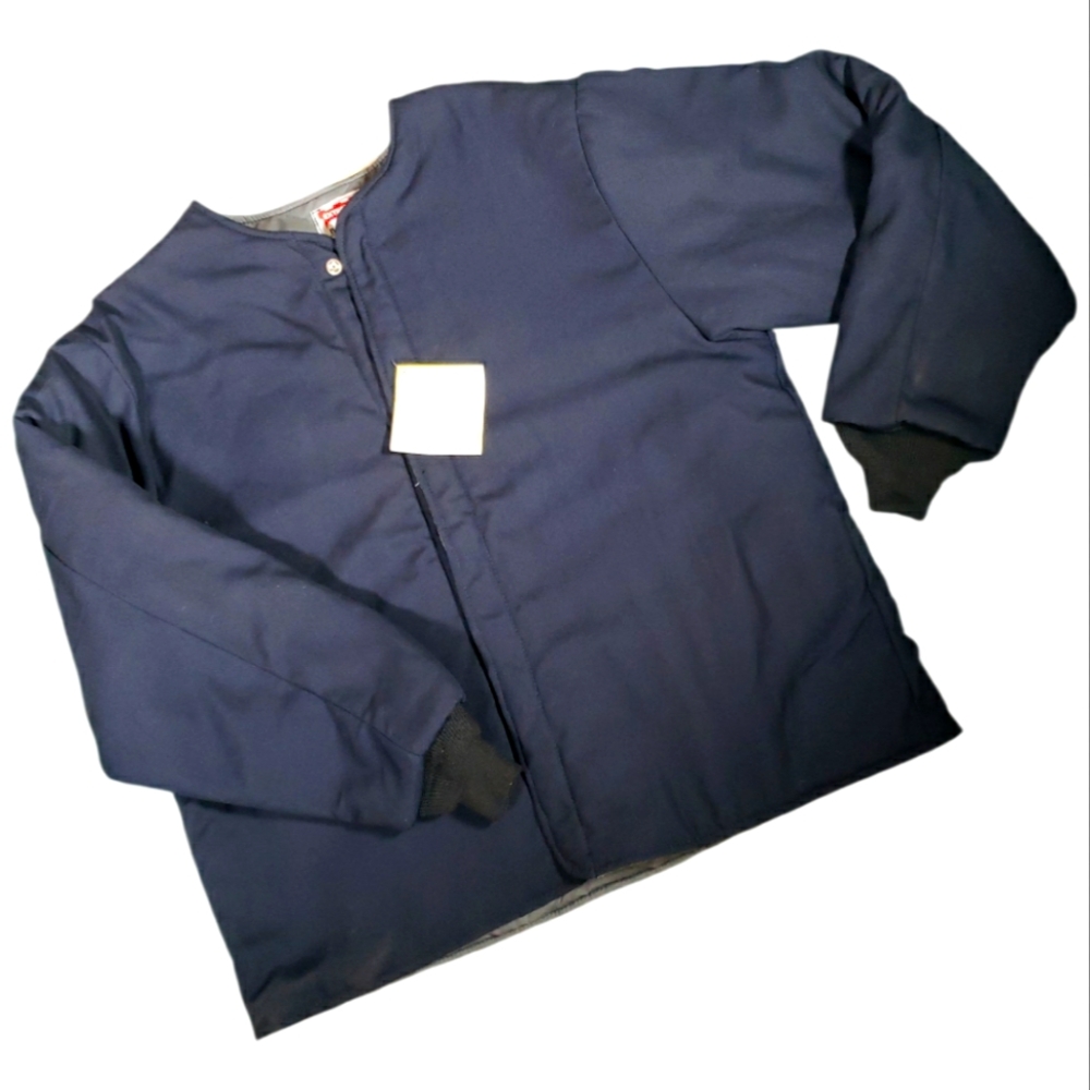 Bulwark Fire Resistant Vintage New TALL Workwear Snap Jacket Numex IIIA  Dupont